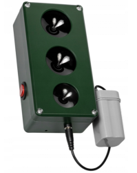 Ultrahangos madárijesztő nyestek, egerek, patkányok és rókák számára DRAGON ULTRASONIC CH300T