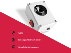 Vízálló ultrahangos madárijesztő martalócok, egerek és patkányok számára DRAGON ULTRASONIC C100
