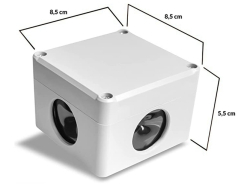 3D-s ultrahangos madárijesztő martalócok, egerek és patkányok számára DRAGON ULTRASONIC C360 SMART