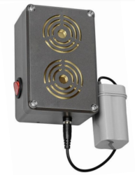 Vízálló ultrahangos madárijesztő mardekárosok, egerek és patkányok számára DRAGON ULTRASONIC CH200T